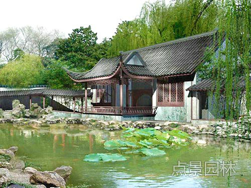 點(diǎn)景庭院